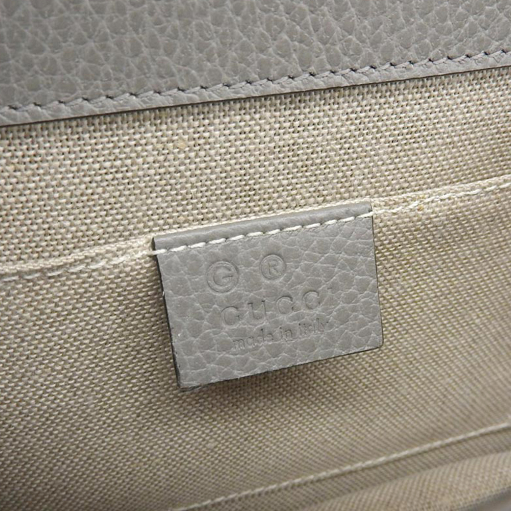 Gucci Interlocking Shoulder Gray Bag Shoulder Cha… - image 6